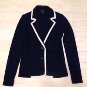J.Crew Blazer in NAVY Blue Stretch Velvet size S